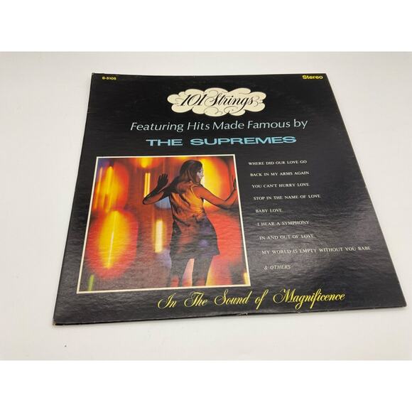 101 Strings 1972 Vinyl LP, The Supremes Hits, Alshire S-5105, G Vinyl, EX Sleeve - Picture 1 of 8